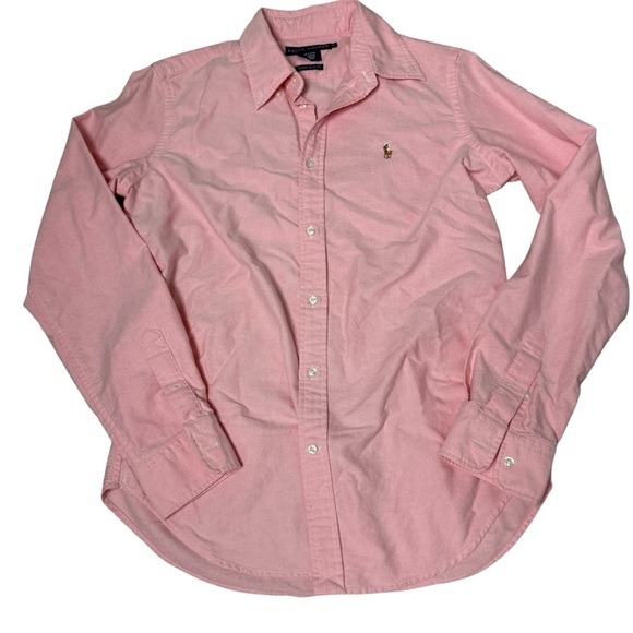 Ralph Lauren button up Pink Super Slim Fit Shirt - Picture 1 of 7